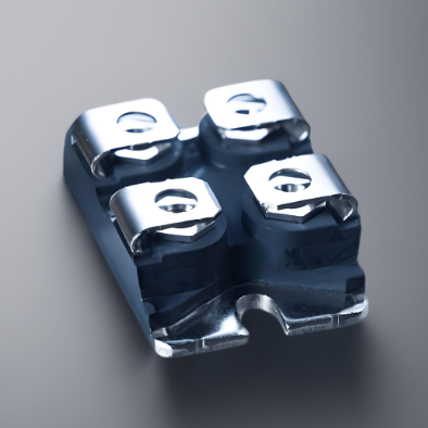 200W SOT-227 Planar Thick Film with French Blue Baseplate, Non-inductive Power Resistor